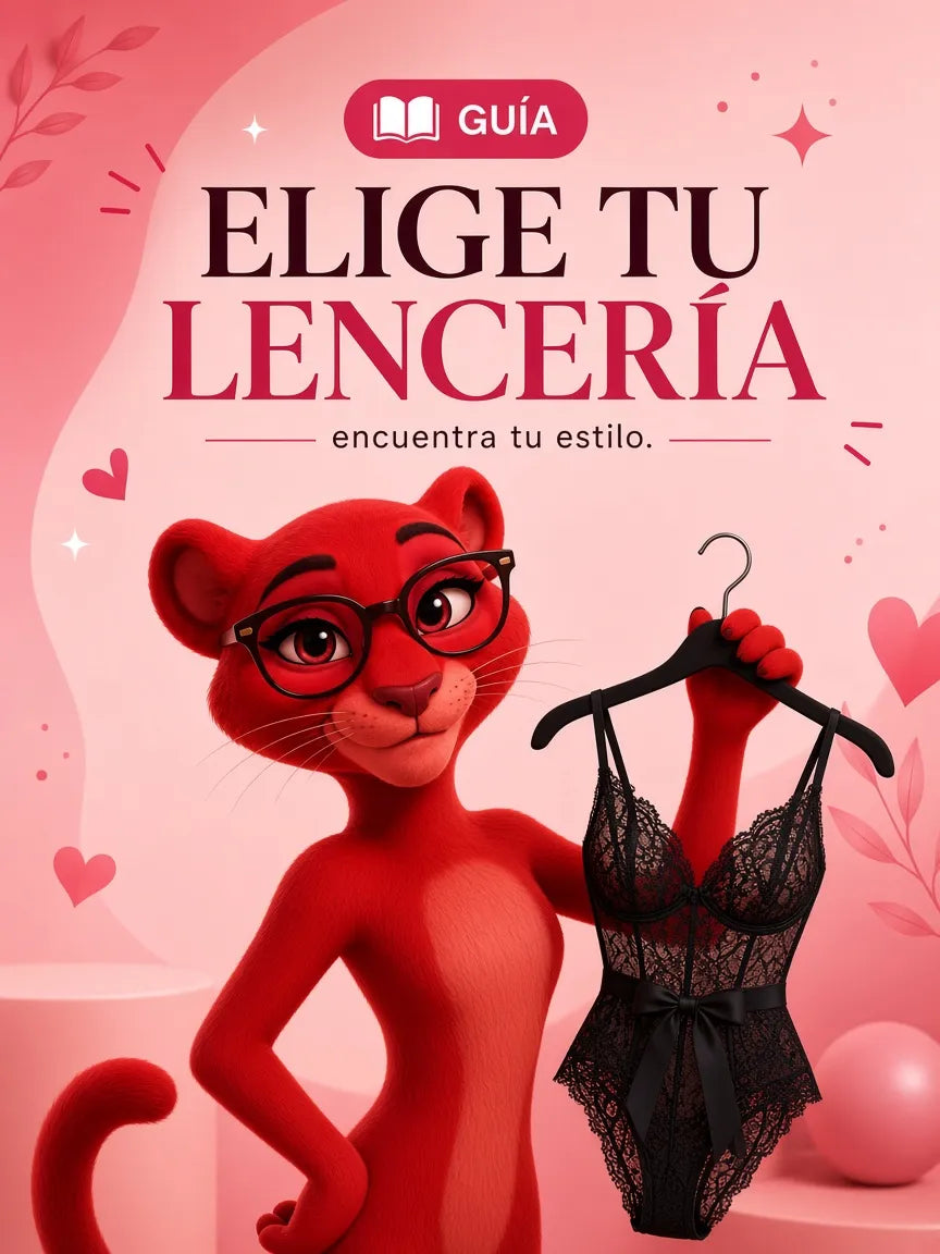 Ilustración Pantera Roja sobre cómo elegir lencería