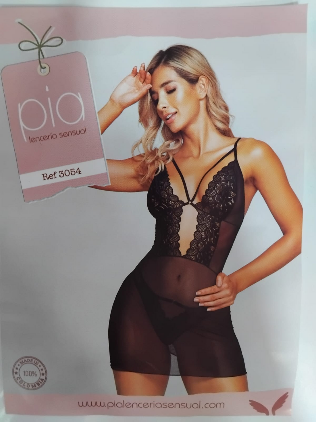 Babydoll en Tul y Encaje