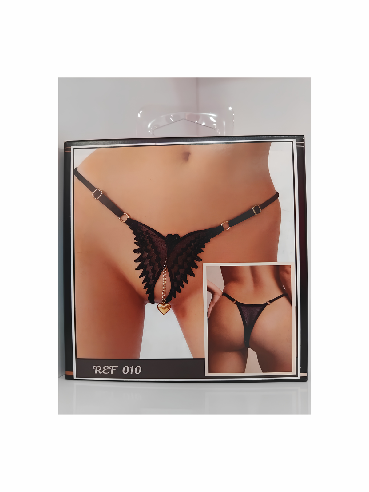 panty negro alas de angel