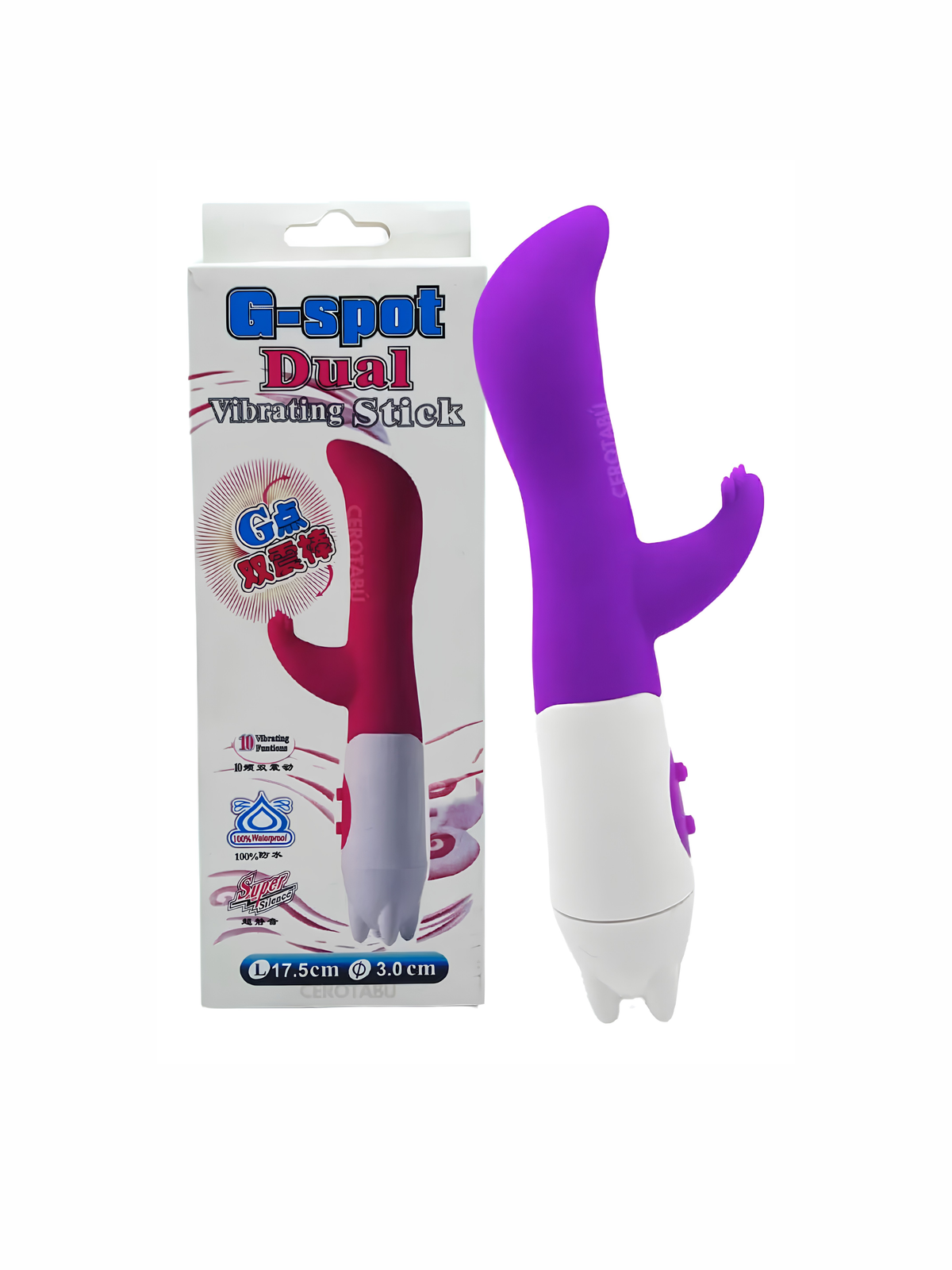 vibrador dual doble estimulacion punto g clitoris — imagen 2