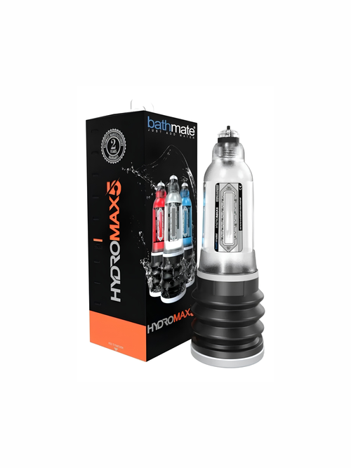 bomba de vacio bathmate hydromax 5 transparente — imagen 2