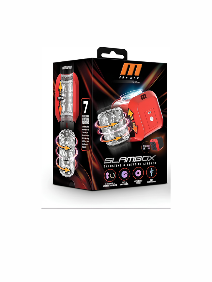 masturbador automatico slambox rotacion 360 recargable