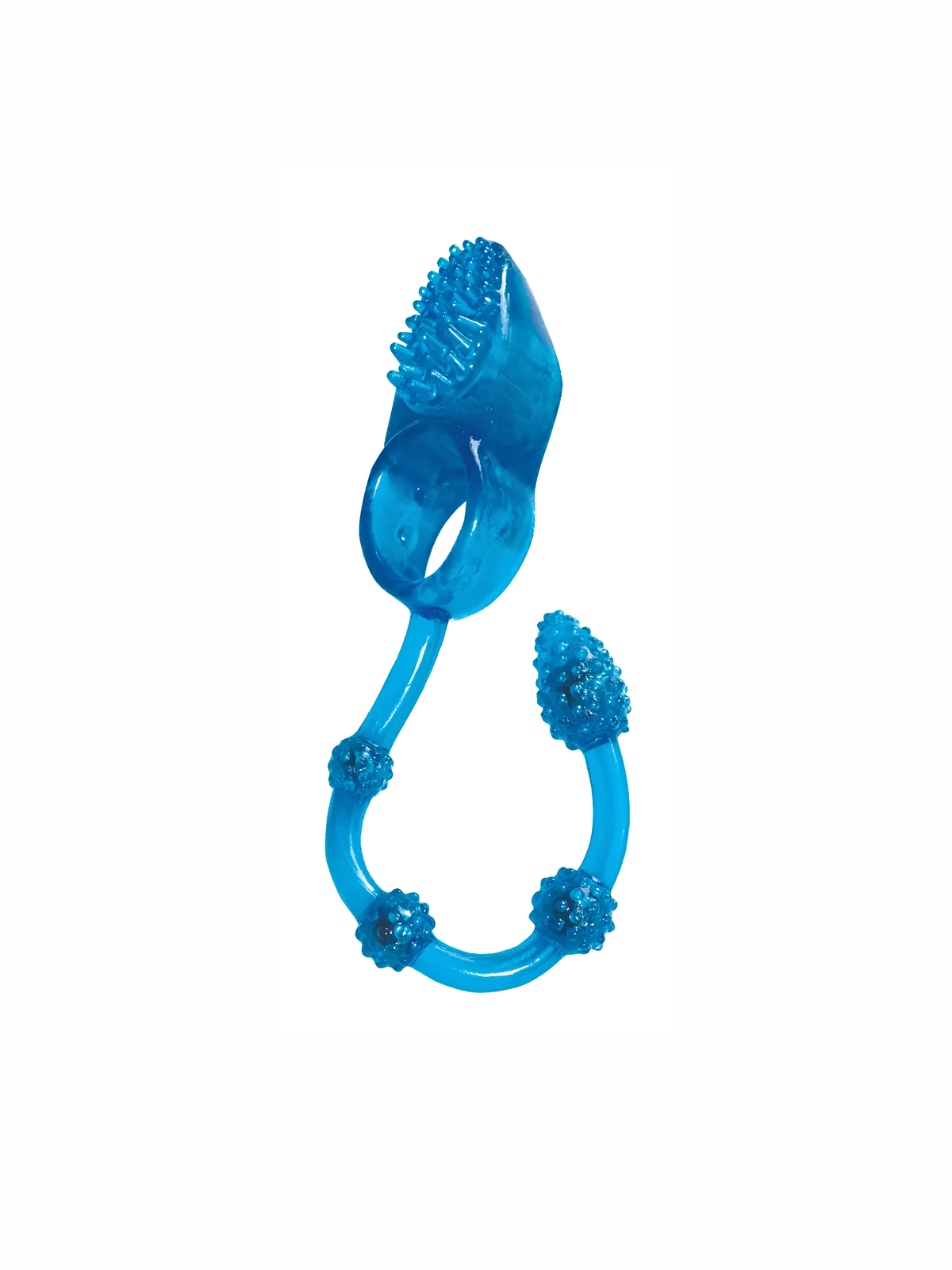 maxx gear vibrating cockring anal beads blue pantera roja — imagen 3