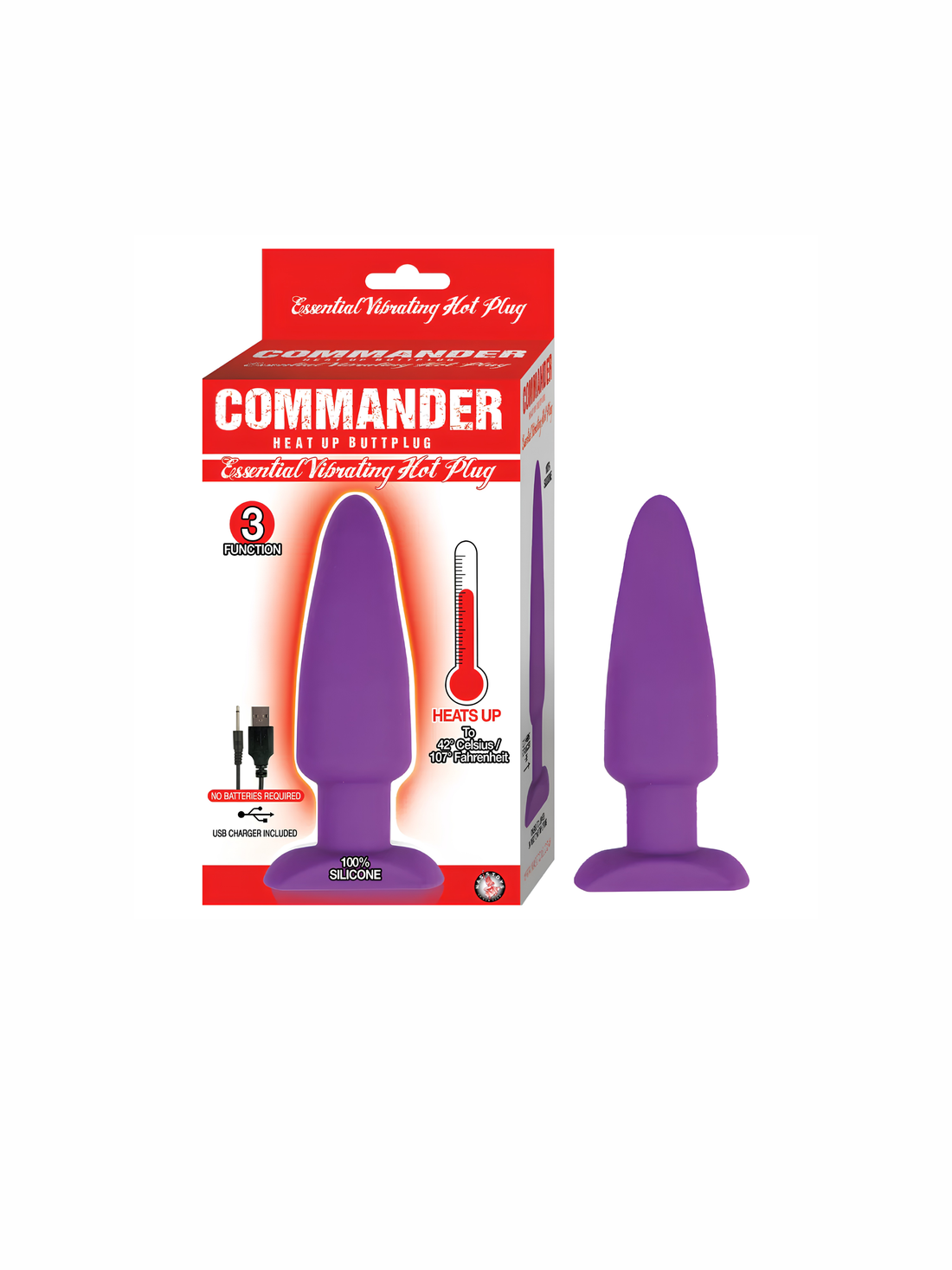 Commander Heat Up Butt Plug